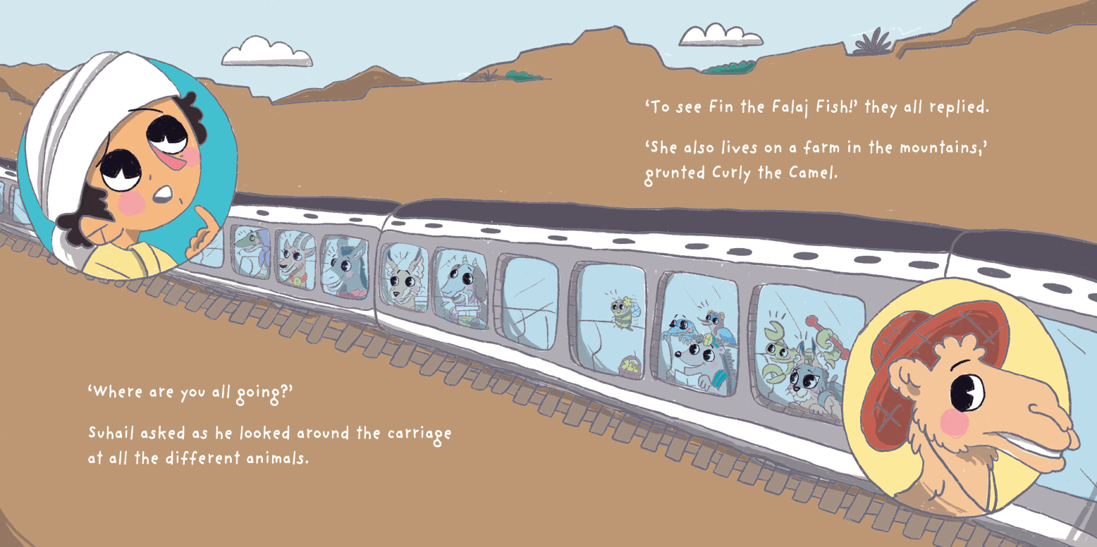 Mountain Train - Spread 1